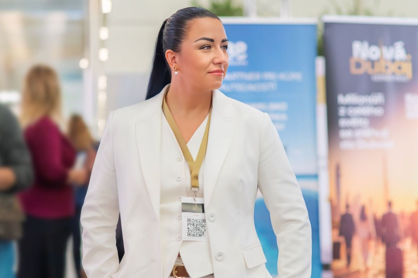 Silvia Rakus na konferencii
