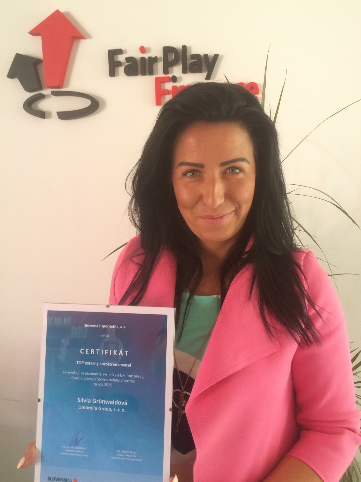 Slovenská sporiteľňa 2015: TOP externý sprostredkovateľ