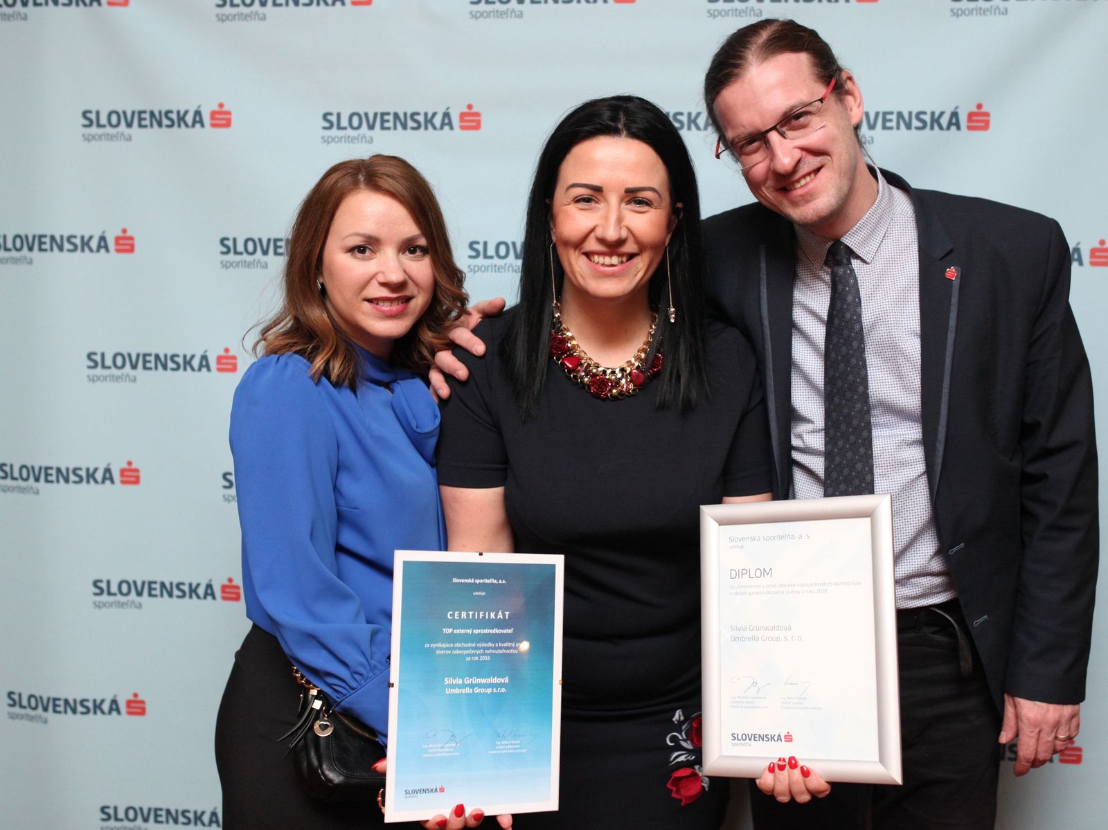 Slovenská sporiteľňa 2016: certifikát a diplom za prvú desiatku